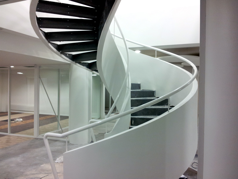 Nos réalisations, escalier, faux plafonds, niches, verrières - EGPL Platrerie de la Lèze